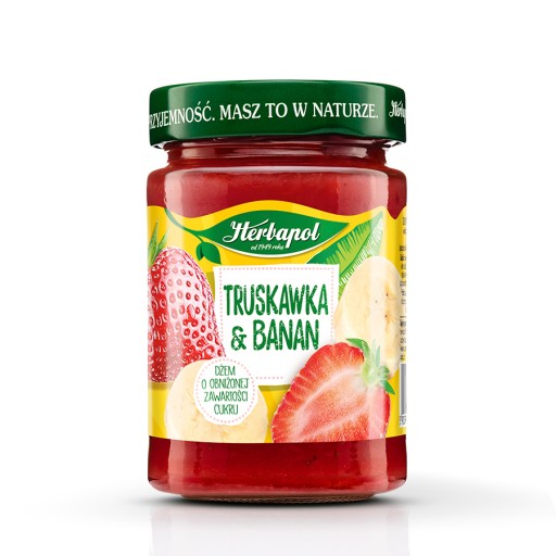 Herbapol Džem Jahoda & banán 280g