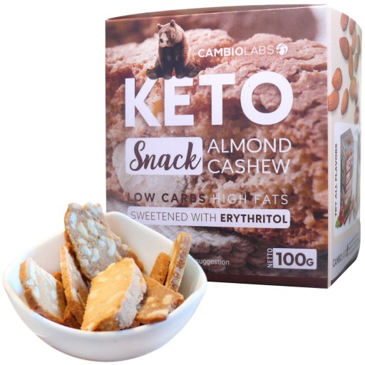 KETO sušienky bez cukru, sladené erytritolom