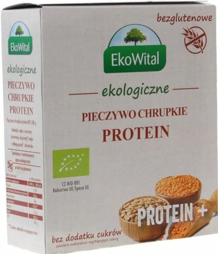 2x Proteínový BIO chrumkavý chlieb bez lepku 100g