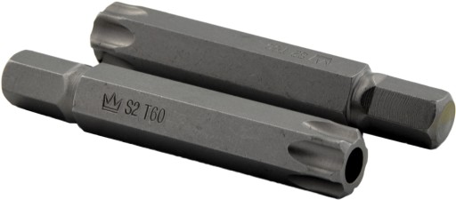 TORX BIT T60 x 75mm S2 s OTVOROM