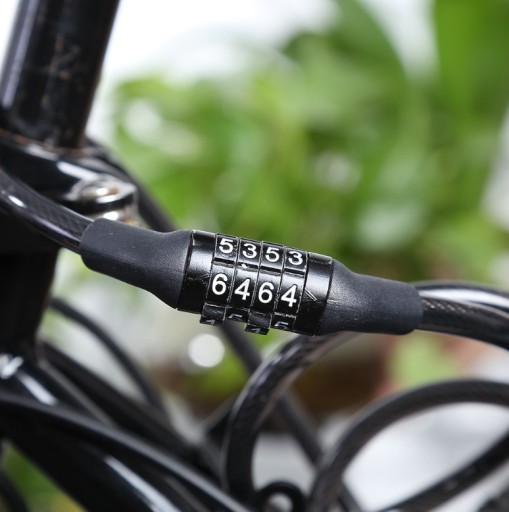 BEZPEČNOSTNÝ BLOK NA ZÁMKU BICYKLA S KÓDOM