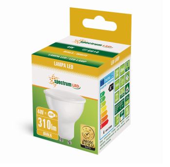GU10 LED žiarovka 230V 4W, neutrálna farba