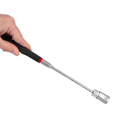 MAGNETICKÝ GRIPPER LED inšpekčný teleskopický magnet 68 cm baterka