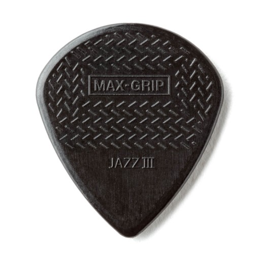 Gitarové trsátko Dunlop MAX-Grip Jazz III, čierne