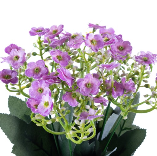 Fialová Kalanchoe, kytica umelých kvetov