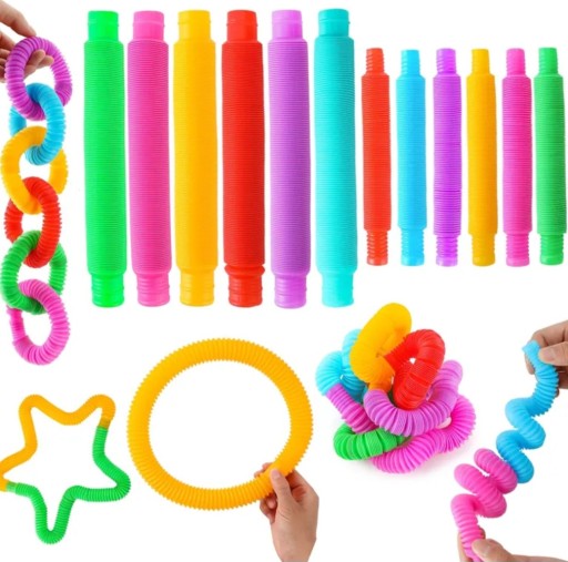 POP SENSORY TRUBICE 10 KS, NAJVÄČŠIE 65cm