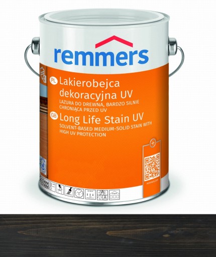 Remmers UV dekoratívny lak Vzorka 100ml Ebony