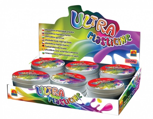 ULTRA PLASTICINE MAGICKÁ PLASTICINA, KTORÁ TEPLOM MENÍ FARBU