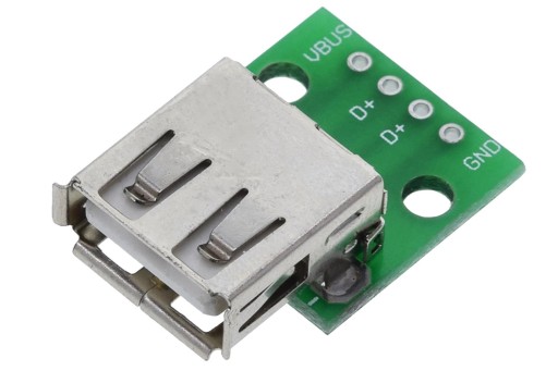 607 Modul so zásuvkou USB typu A 4 pinová doska PCB