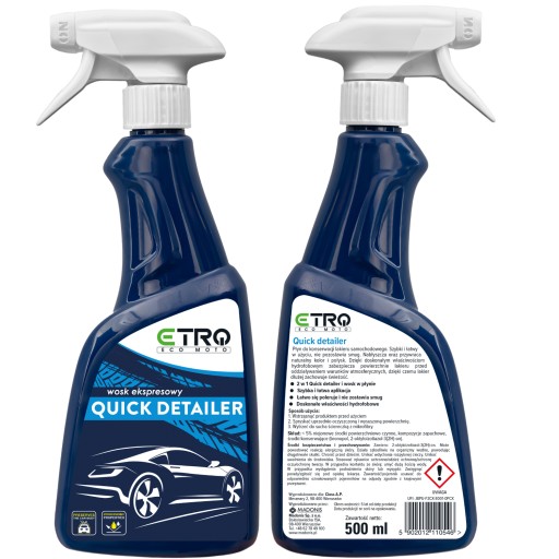 Quick Detailer expresný vosk 500 ml - ETRO T003