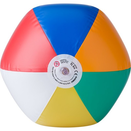 Nafukovacia viacfarebná PLÁŽOVÁ LOPTA 25 cm