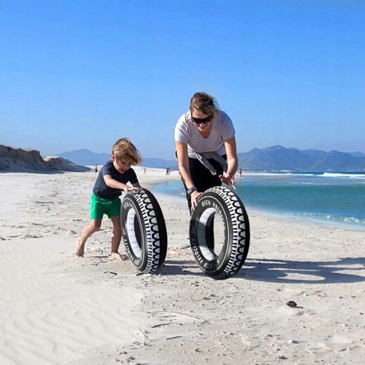 Krúžok na plávanie TIRE XXL 90 cm Plávanie do vody