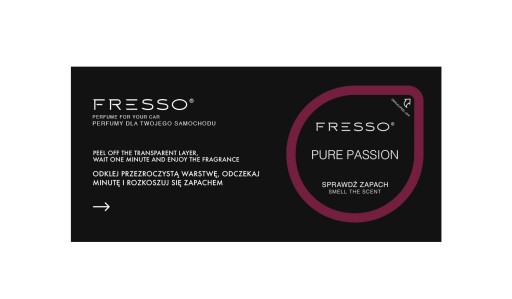 FRESSO TESTER SADA 8 KARIET VÔŇ parfémy vône do auta
