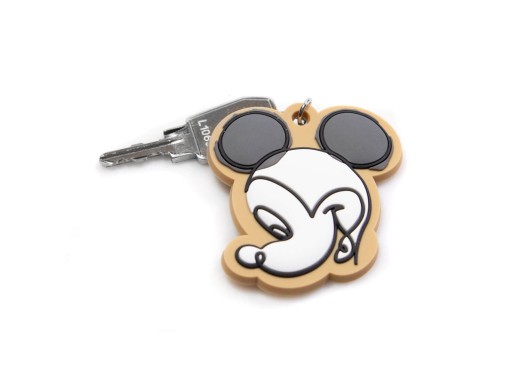 Gumová kľúčenka s príveskom Mickey Mouse