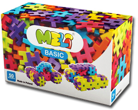 Meli Basic bloky 50 ks. Darček pre predškoláka