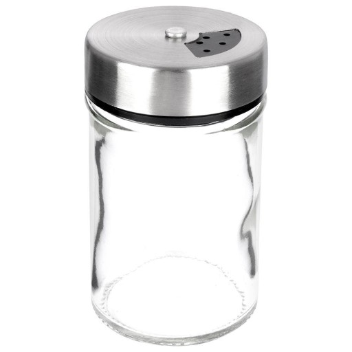Kuchynská nádoba SPICE so sitkom, sklenené sitko na korenie, 100 ml
