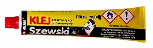 Univerzálne polyuretánové lepidlo na topánky, obuvnícka plsť, Anser, 75 ml