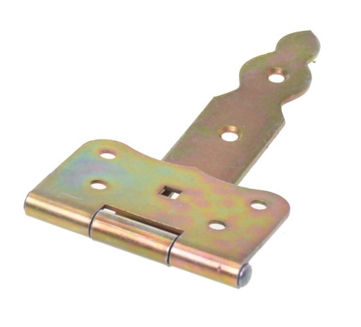 Stavebný pánt altánkových dverí, žltý, pozinkovaný, 150mm