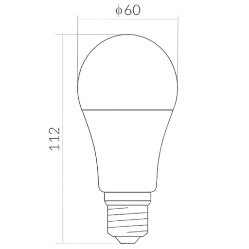 LED ŽIAROVKA A60 E27 10W 4000K Nízke napätie 24V
