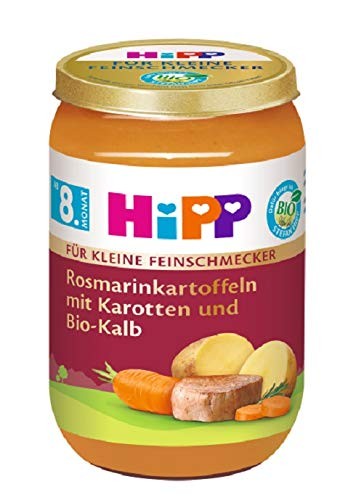 Hipp Bio zemiaky s rozmarínom a teľacím mäsom 8m 220g