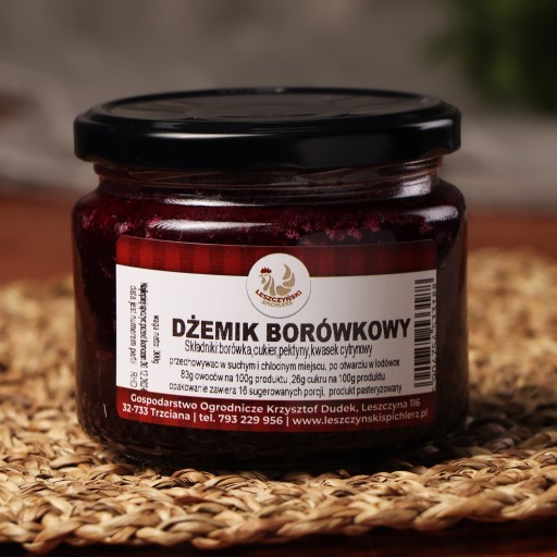 Domáci čučoriedkový džem čučoriedkový džem 300 g Leszczyński Spichlerz