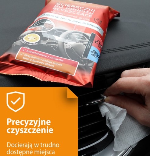 Moje Auto LESKLÉ STIERAČE KOKPITU 24 ks.