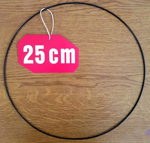Prsteň lapač snov ČIERNA 25 cm