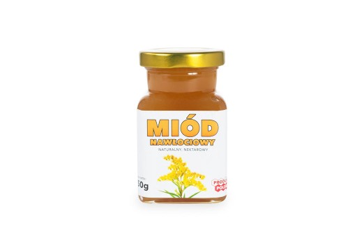 Zlatobýľ medový nektár Pevný poľský prírodný Ceremuga 250g