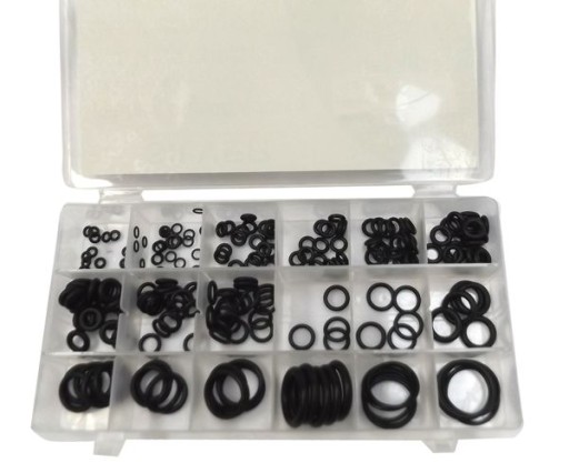 Sada metrických O-krúžkov 225 prvkov, sada O-krúžkov oring