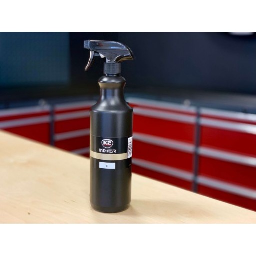 K2 MIXER PRÁZDNA HDPE FĽAŠA S HDPE ATOMIZÉROM 1L