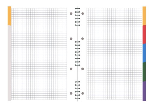 ŠKOLSKÝ ZÁPISNÍK so ŠPIRÁLOU A5 Top 2000 100k strana KOŁONOTES s priehradkami