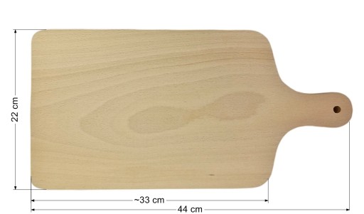 KUCHYŇSKÁ DOSKA NA KRAJENIE BUK XXXL 44x22 CM