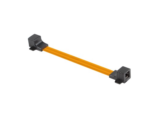 Lanberg RJ45-RJ45 adaptér okennej priechodky - 17cm