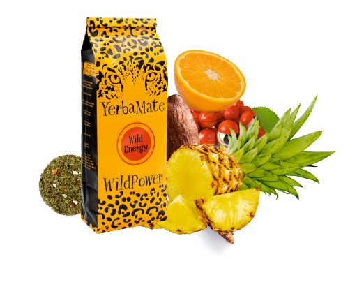 Yerba Mate WILD ENERGY 200g WildPower ananás guarana ženšen malina