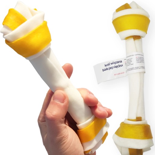 ŽUVACIA KOSTKA pre PSA ŠTEŇA Baránok na zubné žuvanie 21 cm