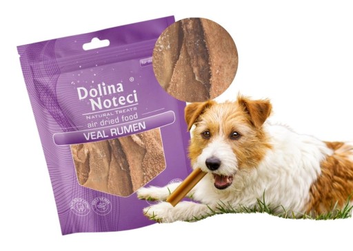 Dolina Noteci Natural Treats prírodná pochúťka pre psov teľacie bachory 100g