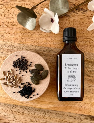 Zloženie za studena lisovaných olejov 50ml mix
