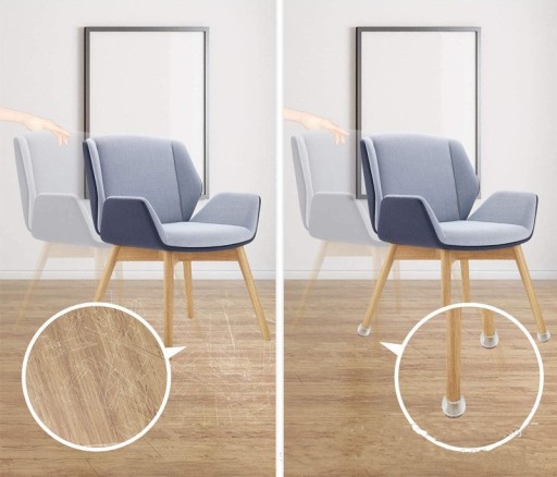 NÁKRYTY PODLOŽKY S PLSTINOM NA NOHY STOLIČKY NÁBYTOK STOL SADA 16 ks 25x25mm
