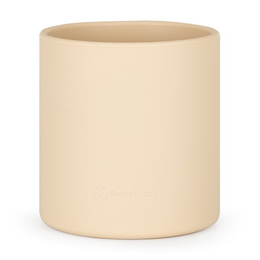PETITE&MARS Silikónový pohár Take&Match Desert Sand Beige 6m+ 200ml