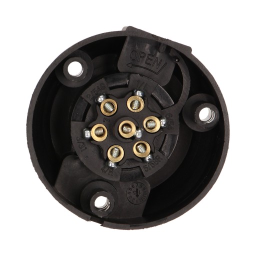 Plastová zásuvka prívesu 7 pinov 12/24V OR-AE-