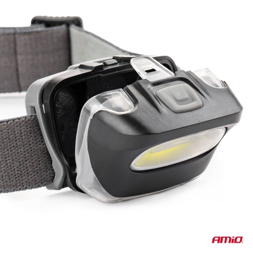 AMiO VÝKONNÁ HLAVOVÁ LAMPA COB LED HLAVNÁ LAMPA
