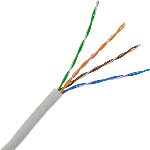 Kábel Twisted pair UTP cat.5E wire DIGITUS 100% MEĎ