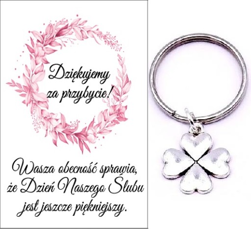 ĎAKUJEME HOSTOM DARČEK SVADOBNÉ ĎATELIENKY KĽÚČOVKY SPOMIENKY