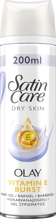 Vitamínový gél na holenie Gillette Satin Care Olay