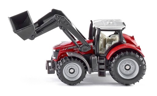 Traktor Massey Ferguson s čelným nakladačom Siku