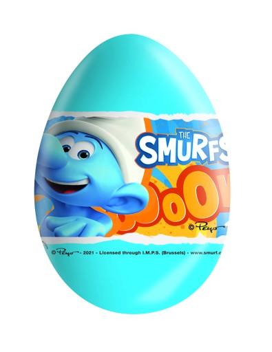 ČOKOLÁDOVÉ PREKVAPENIE VAJCIA SMURFS SMURFS 3 BALENIE 3x20g