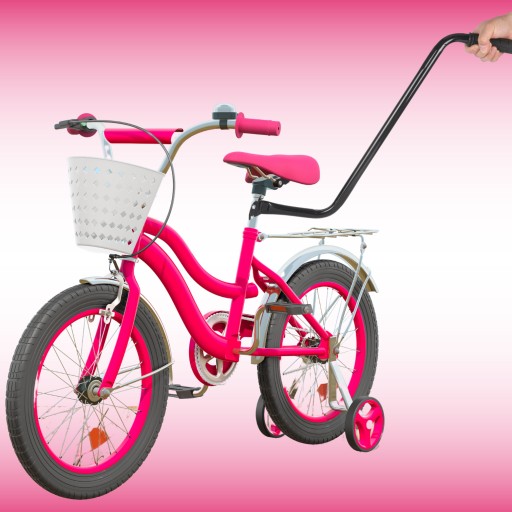 RÚČKA, NÁVOD NA UČENIE BICYKLA, PRÍTLAČKA, NÁDRŽ BICYKLA