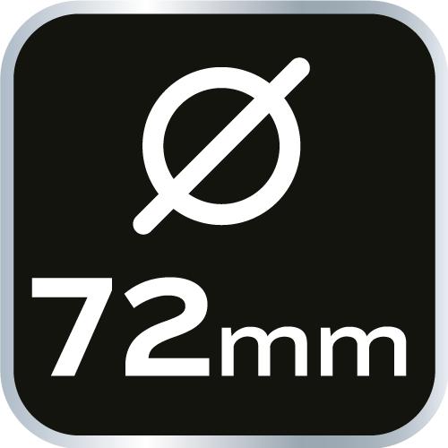 Gumové kladivo 72 mm/900 g, drevená rukoväť