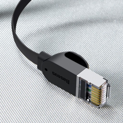 BASEUS PLOCHÝ SIEŤOVÝ KÁBEL VYSOKOrýchlostná LAN ETHERNET RJ45 GIGABIT CAT.6 8M