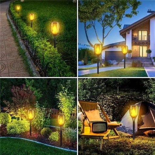 VEĽKÁ solárna záhradná lampa 58CM TORCH
